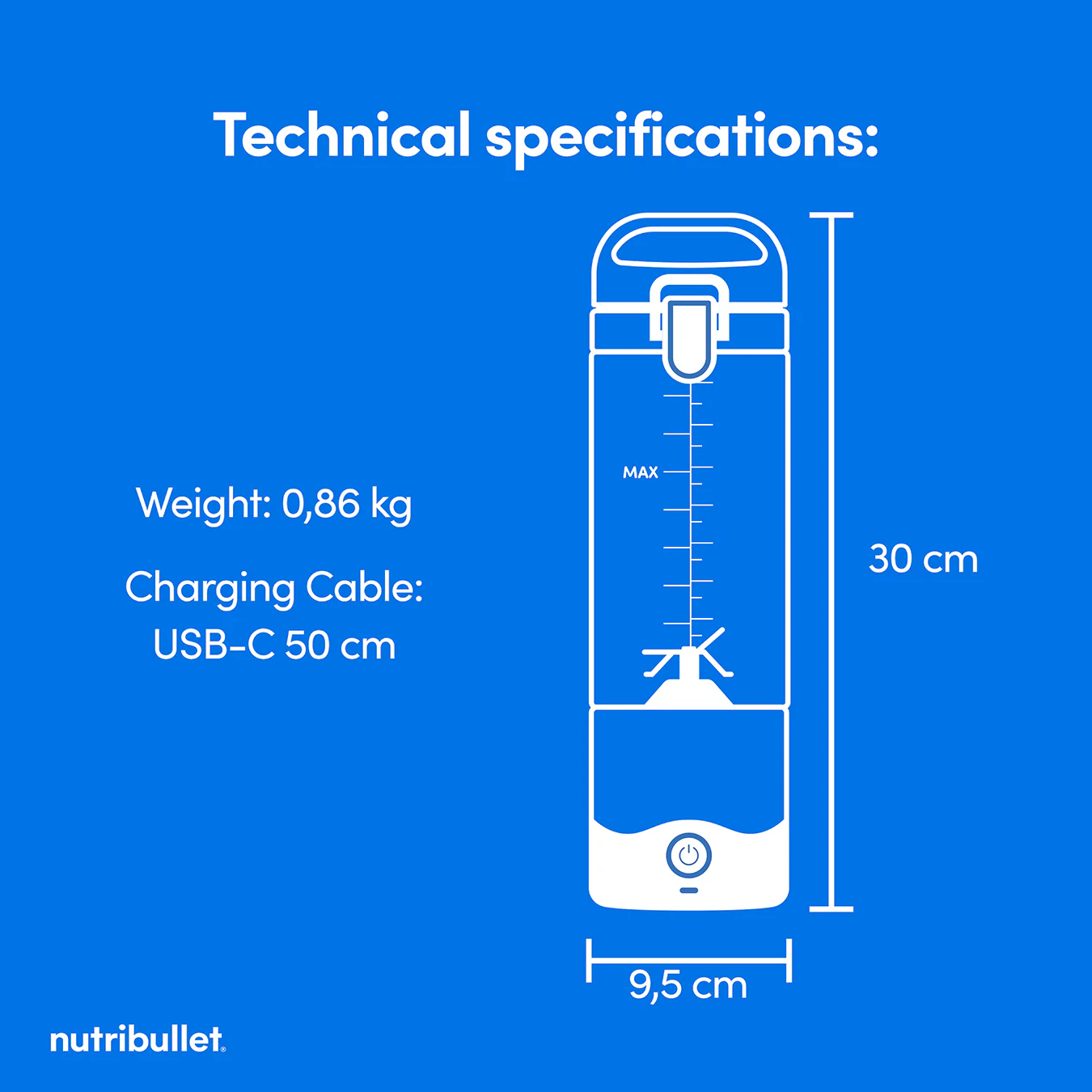 nutribullet Portable Blender (Pick your colour) - Image 9